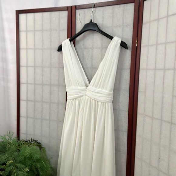 LULUS HEAVENLY HUES WHITE DRESS SIZE S - Picture 4 of 11
